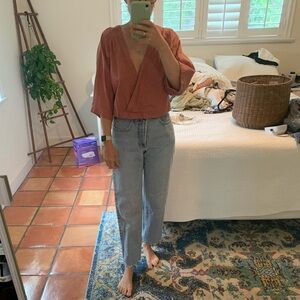 Urban Outfitters Linen Blend Top